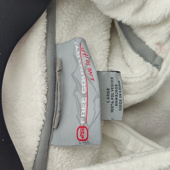 FREE COUNTRY FLEECE JACKET L - Picture 6 of 10